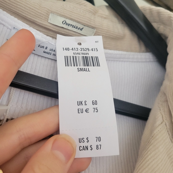 Oversized corduroy shirt - Picture 5 of 5